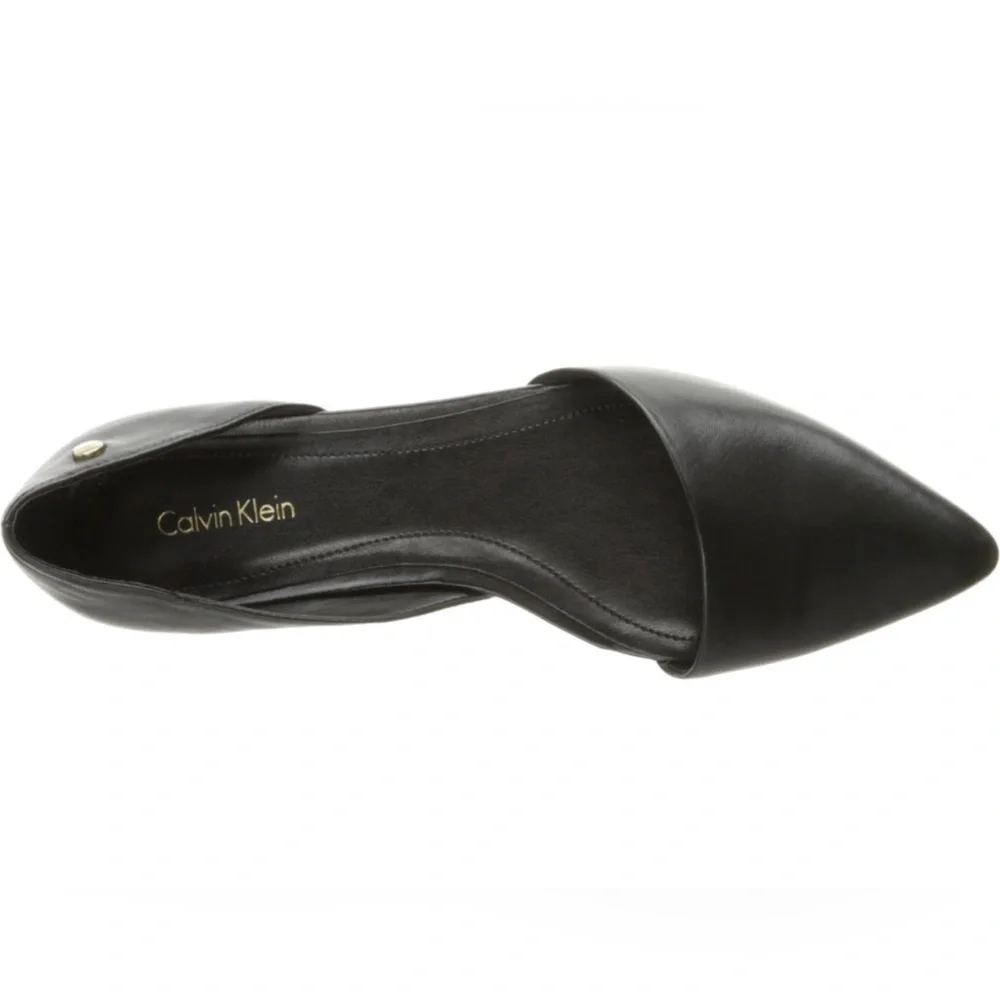 Calvin Klein Women's Hillaria Ballet Flat Black 9